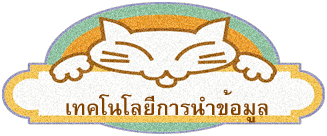 เทคโนโลยีการนำข้อมูล