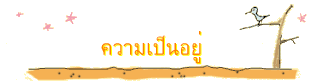 ความเป็นอยู่