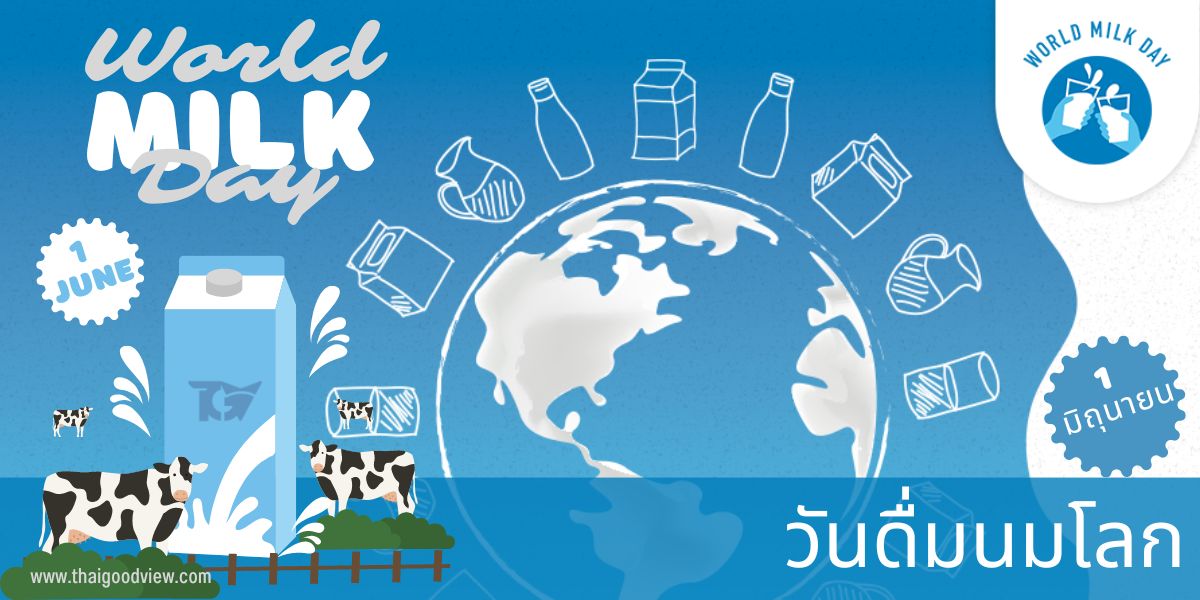 วันดื่มนมโลก (World Milk Day) THAIGOODVIEW